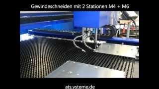 Gewindeschneiden mit TapOne 1250 [upl. by Ama451]