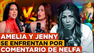 AMELIA ALCANTARA LLAMA BRUTA E INSENSIBLE A NELFA NUÑEZ Y JENNY BLANCO LE FRENA LA BOCA EN VIVO [upl. by Coke]