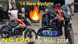 New Bajaj Pulsar NS125  New Model 2024  Price Mileage Full Review Details [upl. by Raknahs]