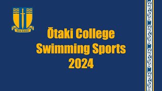 Otaki College  Swimming Sports 2024 [upl. by Ardnuaet500]