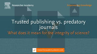 Trusted publishing vs predatory journals What does it mean for the integrity of science [upl. by Neerac]