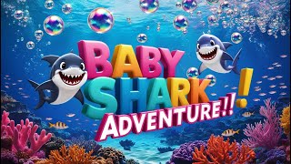 Meet Baby Shark Whole Family BABY SHARK RHYME [upl. by Ynahteb697]