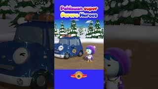 Pahlawan Super Pororo Heroes  RESCUE PORORO  lagupororo laguanakanak shorts kids [upl. by Derian]