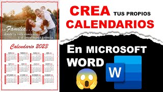 Crea tus CALENDARIOS PERSONALIZADOS 2023 AndyStifler97 [upl. by Elehcin]