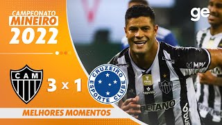 ATLÉTICOMG 3 X 1 CRUZEIRO  MELHORES MOMENTOS  FINAL MINEIRO 2022  geglobo [upl. by Aihselef372]