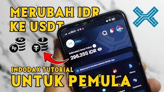 Cara Beli Aset Crypto USDT di Indodax Untuk Pemula  Merubah IDR ke USDT di Indodax  BKD tutorials [upl. by Celie883]