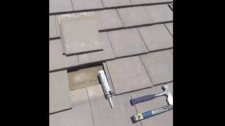 How to install a concrete roof tile [upl. by Seka179]