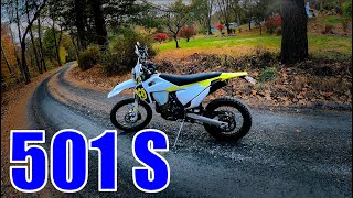 23 Husqvarna FE501S First Impressions  Mods [upl. by Nael]