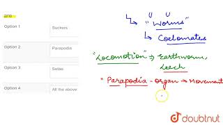 Locomotion organs of annelida are [upl. by Hasina]