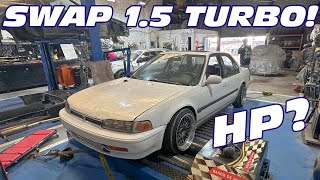 Banqueando el Accord TURBO  Sale Mal 😓  CB7 1992 [upl. by Ateekahs298]