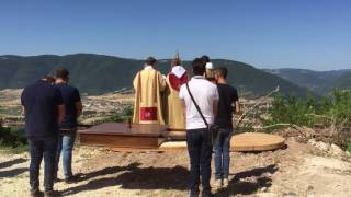 Blessing of Norcia with Relic of St Benedict [upl. by Attennyl]