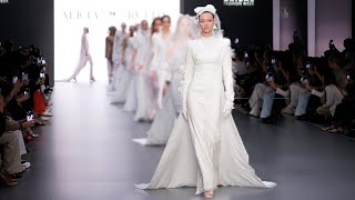 Alicia Rueda Bridal Spring 2025  Barcelona Bridal Fashion Week  4K [upl. by Llerahs]