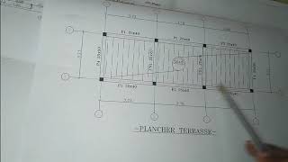 lecture des plans béton armée acrotère قراءة لبلان [upl. by Fleeman]