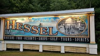 Hessel Michigan Wooden Boat Show2016  39th Les Cheneauax Islands [upl. by Suilenroc]