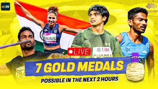 Asian Games 2023 Day 11 LIVE  7 Gold Medal rush in 2 hours in Athletics  Neeraj Chopra in action [upl. by Marie]