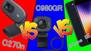 webカメラ対決！C270n VS C980GR [upl. by Leamiba]