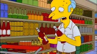 The Simpsons  Mr Burns Ketchup Catsup [upl. by Nylad330]