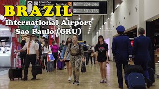 walking in Guarulhos International Airport São Paulo GRU Brazil 4k [upl. by Jephthah]