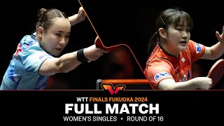 FULL MATCH  Mima Ito vs Satsuki Odo  WS R16  WTTFukuoka 2024 [upl. by Ettenrahc40]