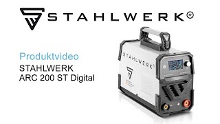 STAHLWERK Schweißgerät ARC200 ST Digital MMA ElektrodenSchweißgerät  EHandSchweißgerät [upl. by Freida]