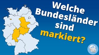 Test der Bundesländer  Wie gut kennst du sie Geographie  Einstellungstest  3 [upl. by Alasdair]