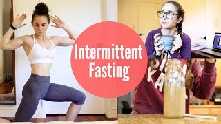 INTERMITTENT FASTING  What I Eat In A Day  Workout  Protein Smoothie Recipe [upl. by Pickard]