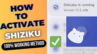 How to setup Shizuku  ✅Works on ALL Phones  No Root🔥 [upl. by Wynne]