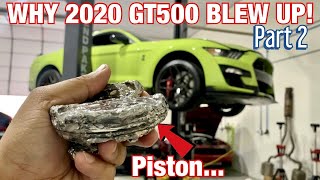 I’m F’d My 2020 GT500 blown Motor is Worse then we Thought Part 2 [upl. by Nylitsirk334]