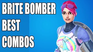 BEST COMBOS for BRITE BOMBER Skin  Fortnite [upl. by Akemyt]