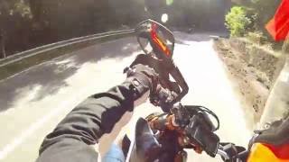 Ktm 690 smc r near highside  GoPro hero 3 [upl. by Enyawal]