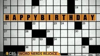 The crossword puzzle celebrates 100 years [upl. by Ilime122]