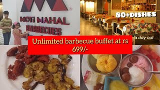 motimahal barbecue restaurantunlimited barbecue buffetrs 699unlimited nonveg buffetchennai [upl. by Dumond]