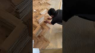 Quick Oak Herringbone Engineered Wood Flooring [upl. by Nipsirc]