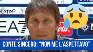 Conte “Vi dico una cosa sinceramente non me l’aspettavo” 😰 [upl. by O'Donoghue649]