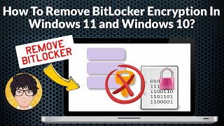 How To Remove BitLocker encryption In Windows 11  How To Remove BitLocker encryption In Windows 10 [upl. by Anitahs]