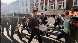 Band of the brigade of Gurkhas new guard Gurkhas engineers [upl. by Enert]