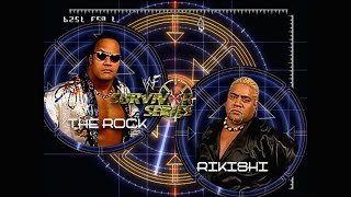 Story of The Rock vs Rikishi  Survivor Series 2000 [upl. by Shumway]