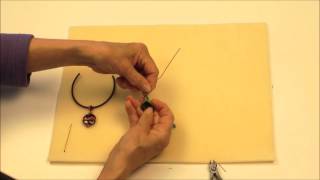 Antelope Beads  How To Make A Briolette Bail For Jewelry Making [upl. by Brill]