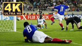 France  Senegal WORLD CUP 2002  4K ULTRA HD 30 fps [upl. by Hsivat]