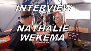 Interview Nathalie Wekema  Brisca Stockcar F1 autosport autocross coureur CrossVlog 30 RaRaRacing [upl. by Schaefer503]