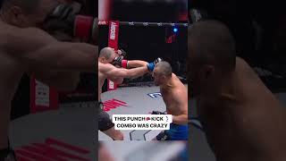 This punch and kick combo by Magomed Magomedkerimov  2024 PFL Playoffs [upl. by Pryor]