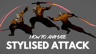 Stylised attack animation in 3D  Advanced tutorial in Maya [upl. by Brittaney]