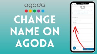 How to Change Name in Agoda  Edit Your Personal Information in Agoda 2024 [upl. by Synned]