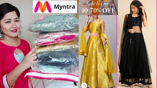 Myntra Latest Ready To Wear Designer Lehenga Haul  Best Lehenga Shopping Online  Lehenga Review [upl. by Abisia]