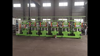 Rubber Sole Compression Molding Vulcanization Machine [upl. by Kcajyllib]