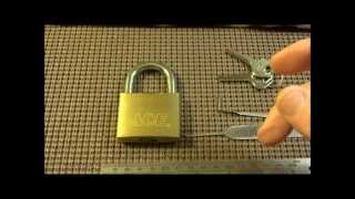 76 ACE Model 54543 50mm High Security Padlock SPPd [upl. by Duwe]