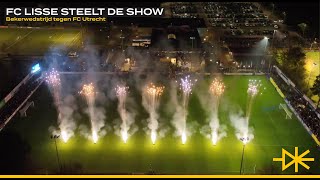 KNVB Beker  FC Lisse vs FC Utrecht  Lightshow  Sports Lighting Group [upl. by Vadim]