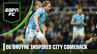 DE BRUYNE is SO GOOD to watch Newcastle 23 Man City REACTION  ESPN FC [upl. by Kathye]