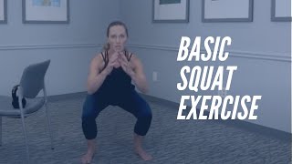 The Basic Squat  Balance Exercise  CORE Chiropractic [upl. by Arraik]