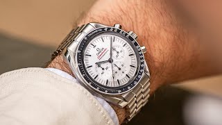 HandsOn With The White Dial OMEGA Speedmaster Moonwatch  Everything to Know [upl. by Lower]